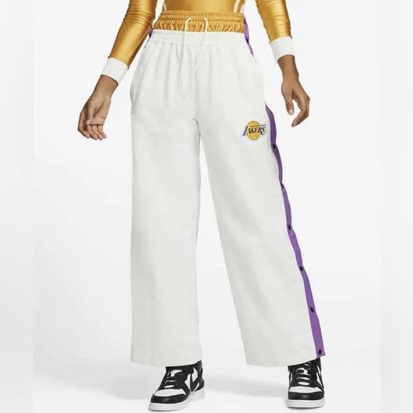 NIKE x AMBUSH LA Lakers TEARAWAY PANT white Women’s Size XS X-Small NWT - Picture 7 of 11